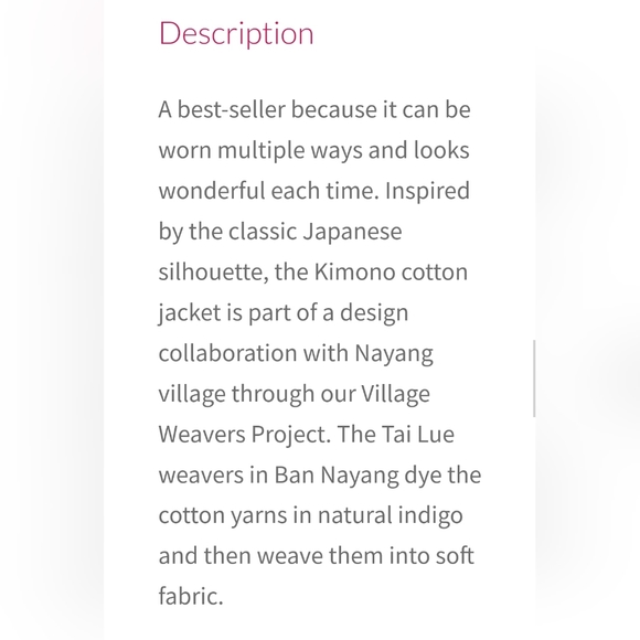 OCK POP TOK kimono jacket - Picture 11 of 12